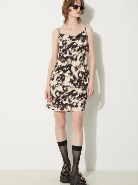 Сукня Samsoe Samsoe Safredericka Dress mini пряма бежевий
