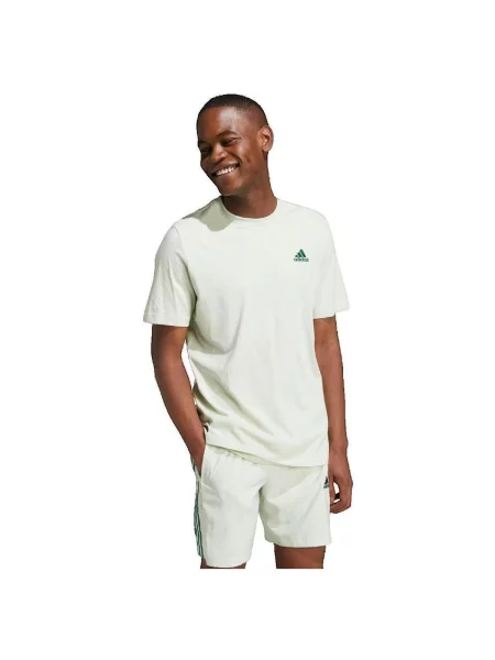 Majica Adidas s vezom od jersey zelena