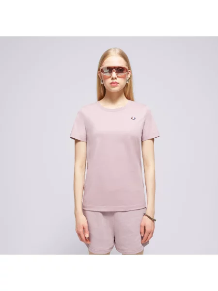Champion T-Shirt Crewneck Tee fioletowa
