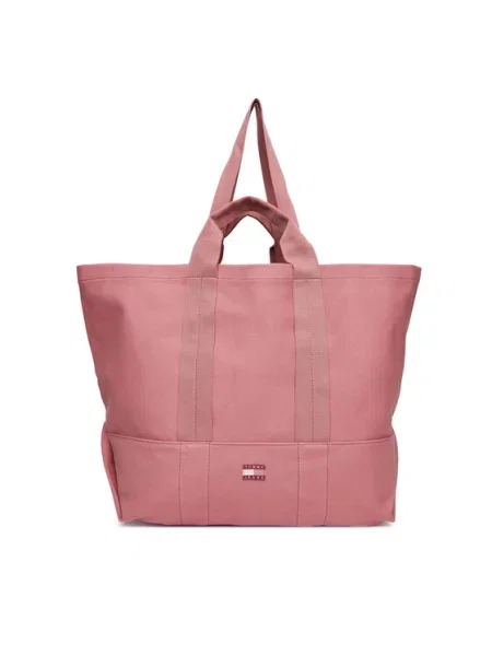 Tommy Jeans Torbica Tjw Tote Edition Canvas ružičasta