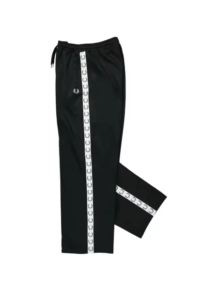 Pantaloni Fred Perry alergare negru