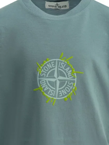 Dětské tričko Stone Island modré