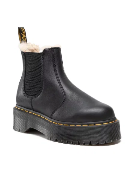 Chelsea cipele Dr. Martens Quad Fl Black crna