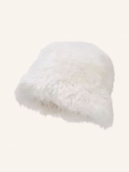 Perfect Moment Kapelusz Typu Bucket Hat Z Sztucznego Futra weiss białe