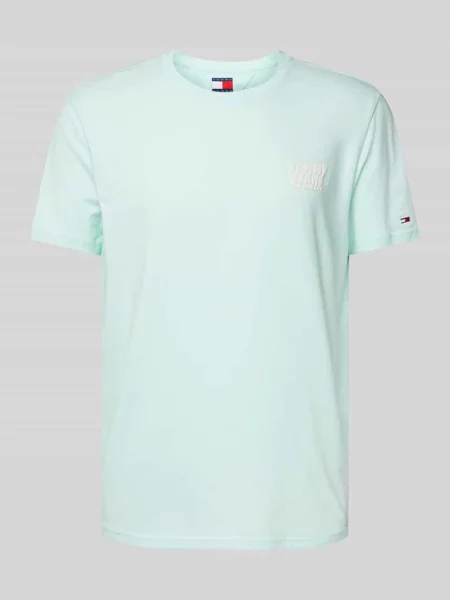 T-shirt o kroju regular fit z czystej bawełny z napisem z logo Tommy Jeans