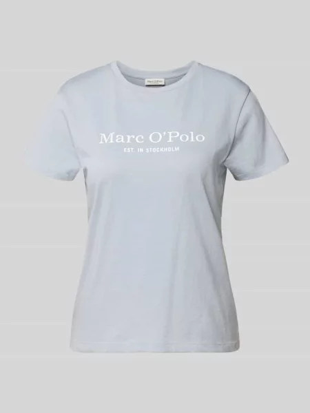 T-shirt o kroju regular fit z czystej bawełny Marc O'polo