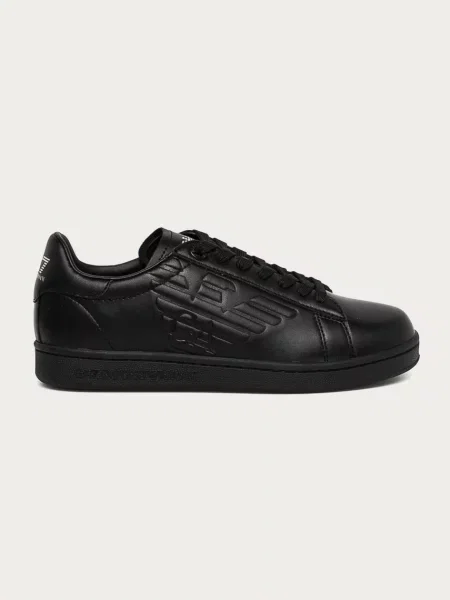 Emporio Armani Buty skórzane czarne