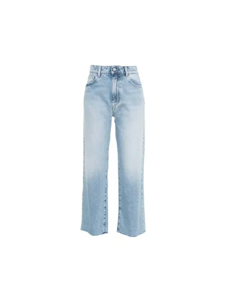 Jeansy Icon Denim o skróconej długości niebieskie