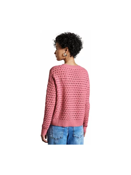 Sweter Street One w miejskim stylu różowy