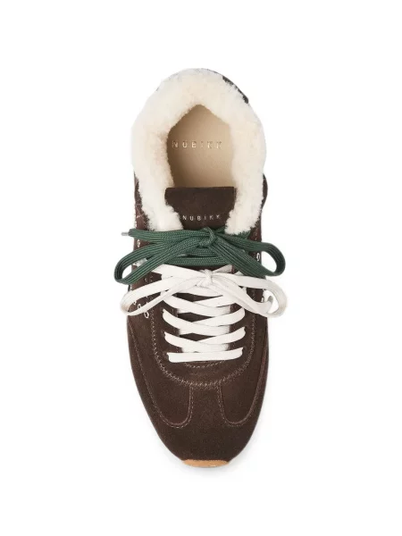 Szőrös sneaker Nubikk barna