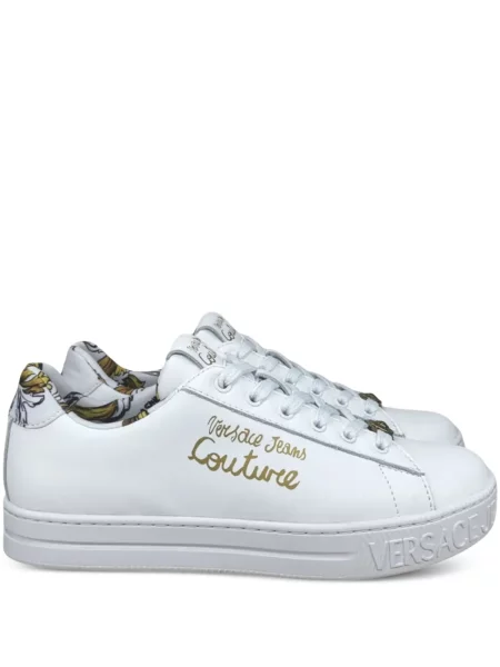 Sneakerși Versace Jeans Couture cu imagine alb