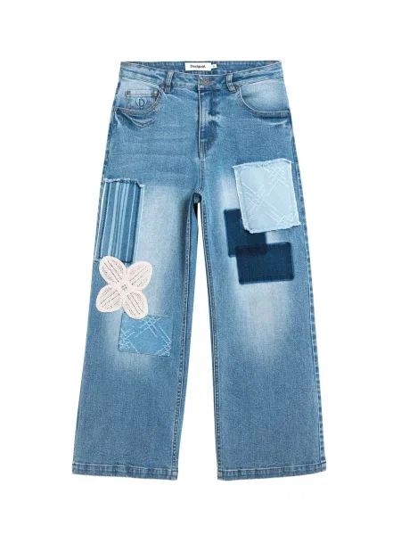 Desigual Jeans / deschis / alb albastru