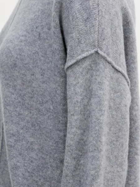 Светр із додаванням вовни OUI півгольф сірий