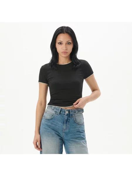 Cropp футболка чорна