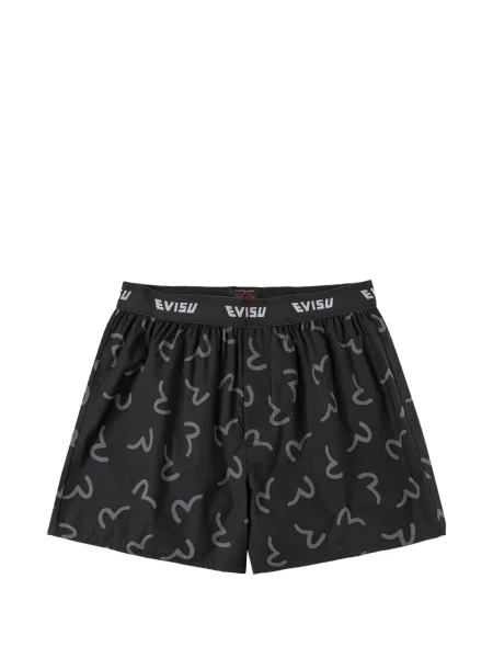Boxeri Evisu cu imagine negru
