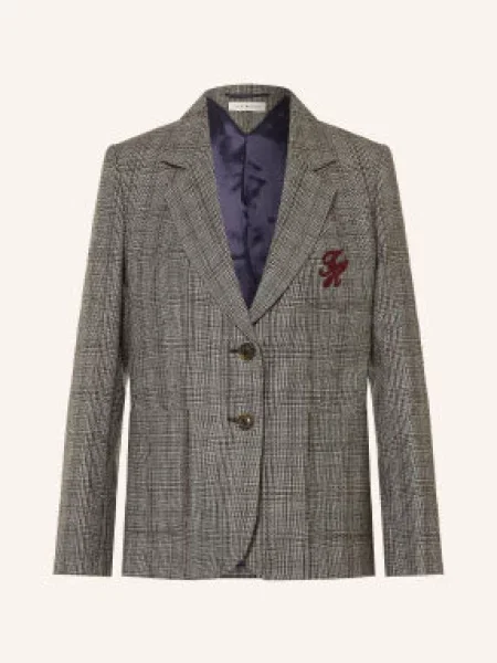 Tommy Hilfiger Blejzr tmavě / světle / tmavě červená šedá