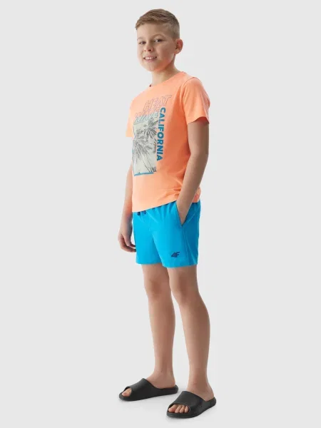 Pantaloni scurți copii 4f albastru