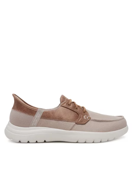 Półbuty Skechers beżowe