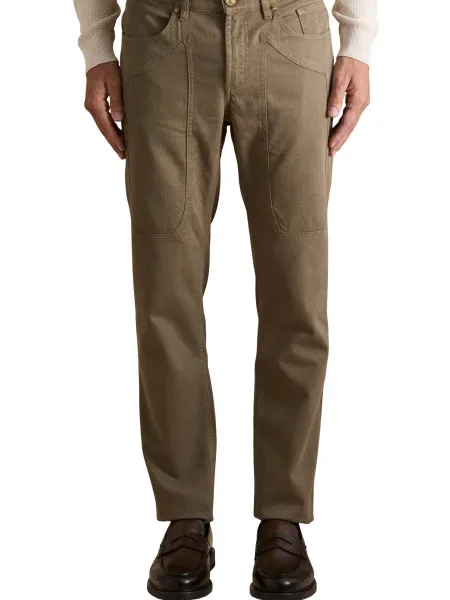 Kalhoty Jeckerson hnědé