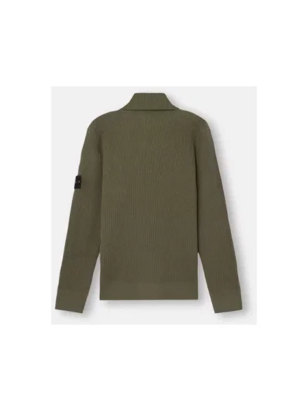 Sweter Stone Island z kamieniami zielony
