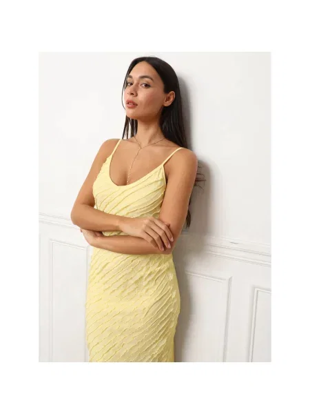 Haljina La Modeuse žuta