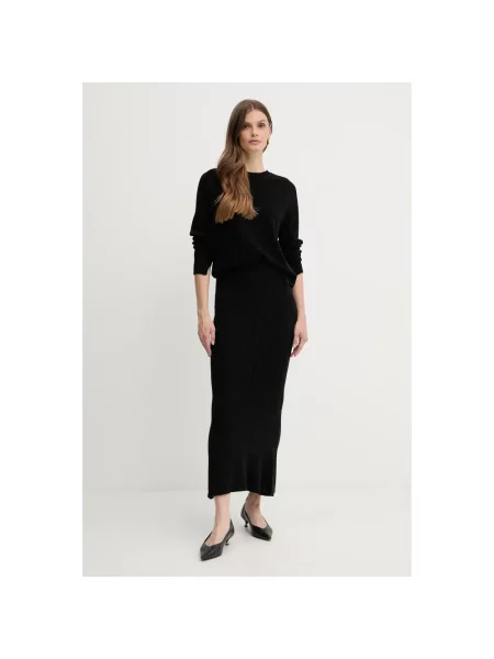 Twinset sweter wełniany lekki czarny