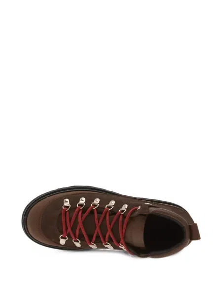 Botine Filling Pieces din piele de căprioară maro