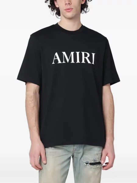 Tricou Amiri cu autograf negru
