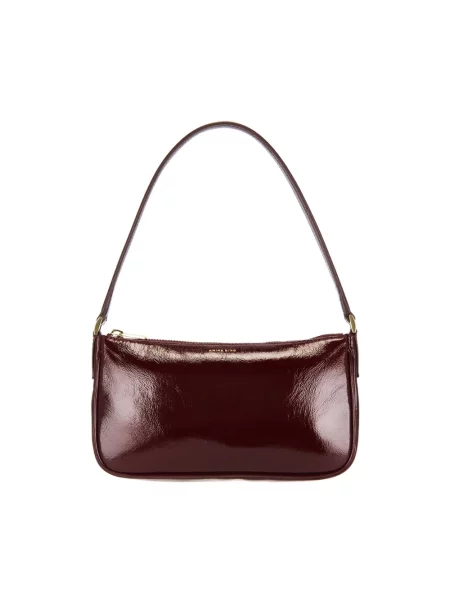 Mała mały torebka skórzana Anine Bing skórzana czerwona