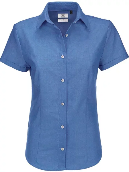 Koszula B&c z twillu niebieska