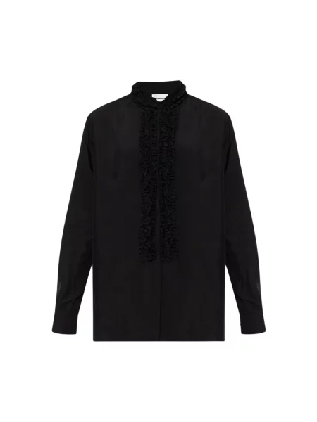 Koszula Jil Sander z długim rękawem casual czarna