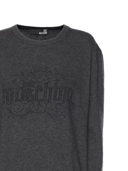 Szvetter Love Moschino nyomtatás szürke