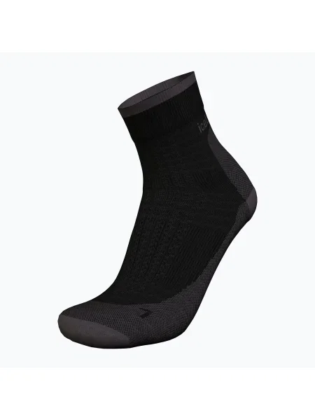 Șosete de trekking pentru bărbați icebreaker Merino Hike+ Ultralight Quarter black/obsidian negru