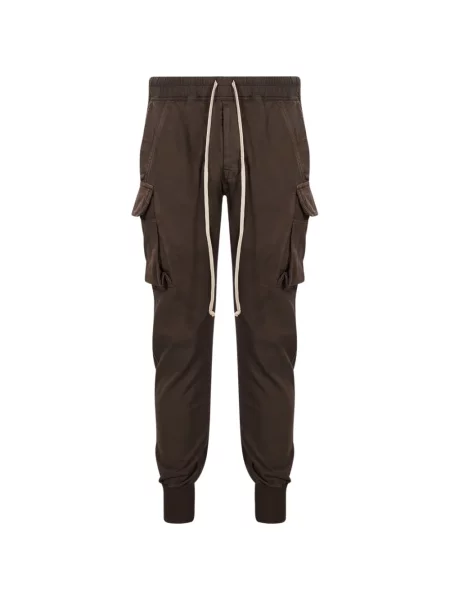 Pantaloni cargo Rick Owens Drkshdw cu cordon maro
