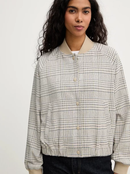 Куртка-бомбер Marc O'Polo демісезонна oversize бежевий