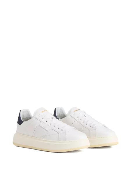 Fűzős csipkés sneaker Woolrich fehér