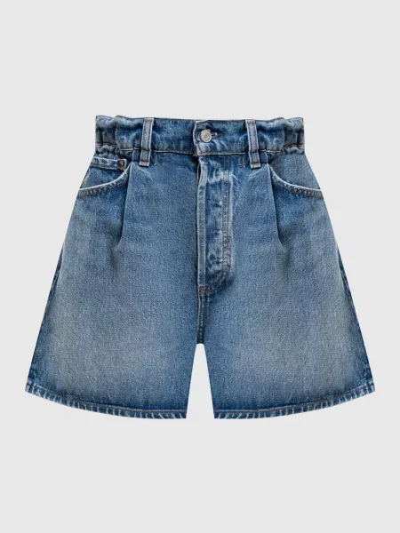 Джинсовые шорты Agolde синие