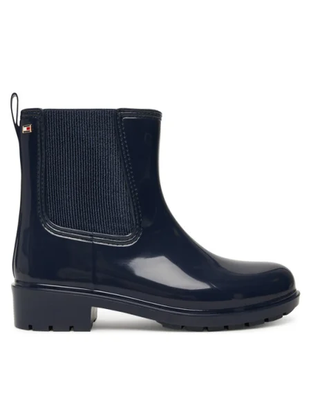 Tommy Hilfiger Cizme de cauciuc Flag Hardware Bleumarin