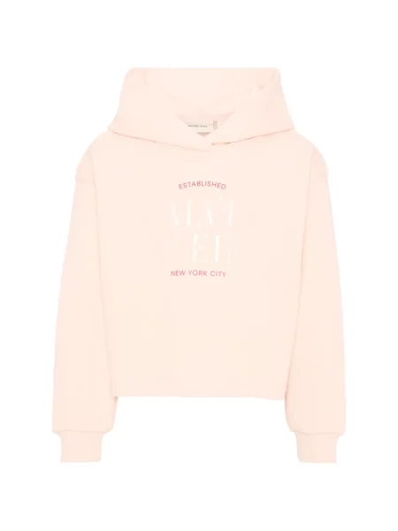 Bluza z kapturem dziecięca Calvin Klein różowa