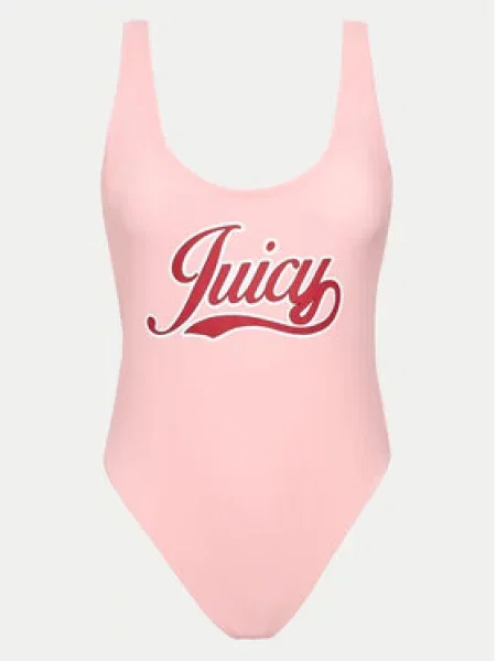 Juicy Couture Jednodílné plavky Retro Devina růžová