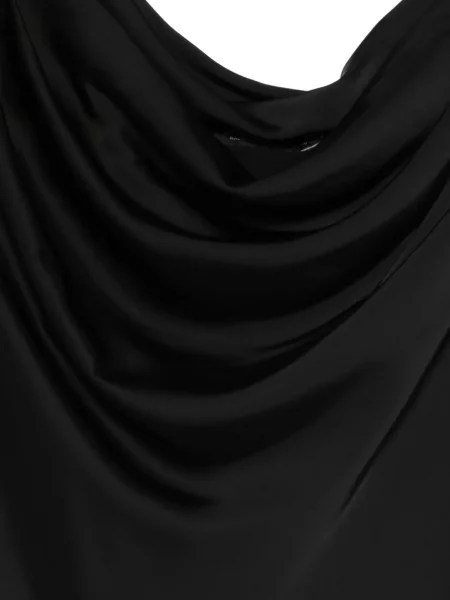 Gâtul glugii rochie Lauren Ralph Lauren negru