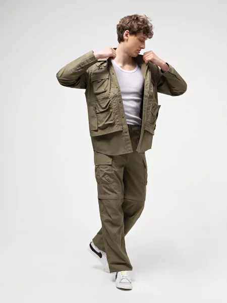 Брюки карго Alpha Industries зеленые