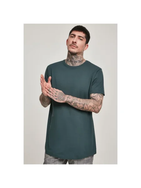 Urban Classics Tricou verde închis albastru