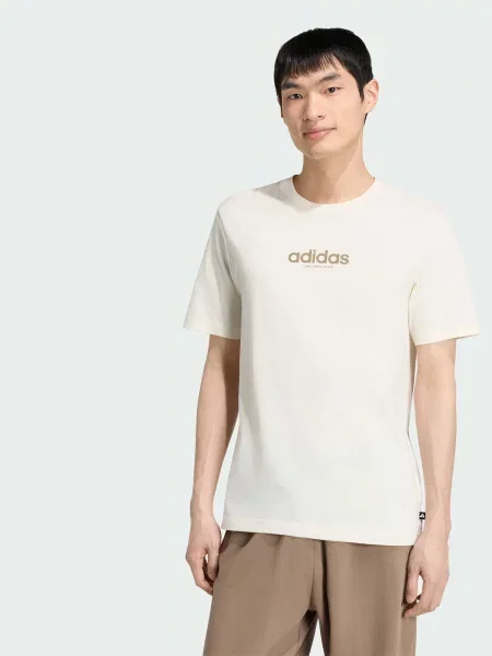 Футболка adidas комбінований верх білий