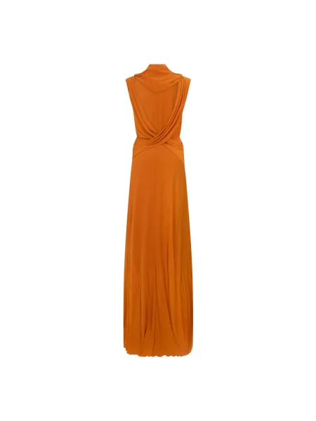 Sukienka Alberta Ferretti pomarańczowa
