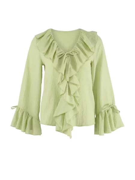 Trendyol Bluză deschis verde