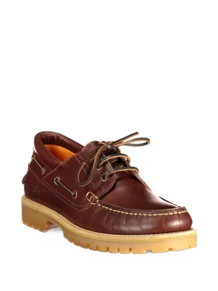 Fűzős bőr loafer Lumberjack barna