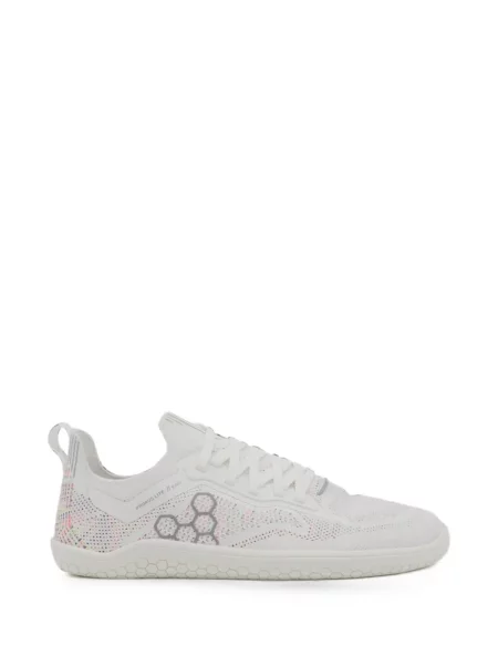 Sneakerși Vivobarefoot cu șireturi tricotate alb