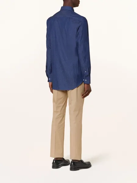 Etro Koszula Regular Fit blau granatowa
