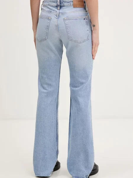 Tommy Jeans jeansy bootcut dziecięce niebieskie
